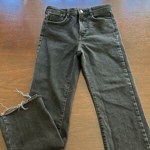 Zara jeans high waist straight